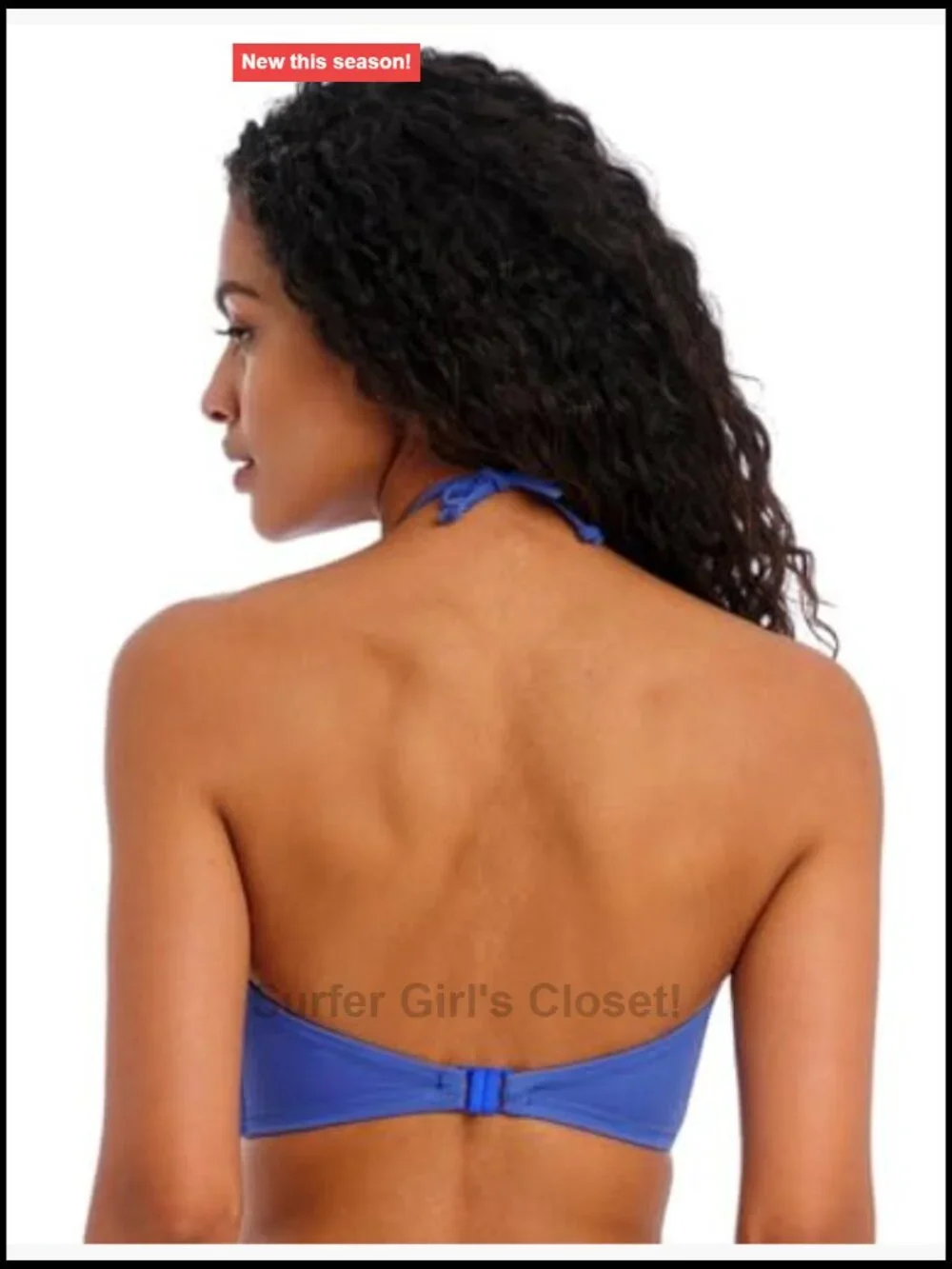Underwire Bandeau Bikini Top with Lightly Padded Foam Cups